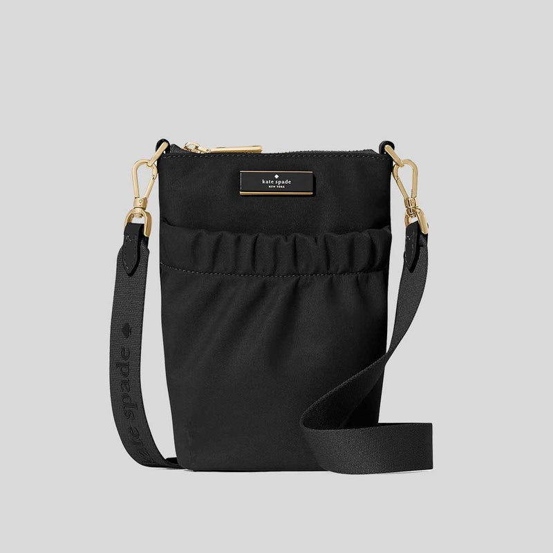 KATE SPADE Carter Nylon Phone Crossbody Black KL876