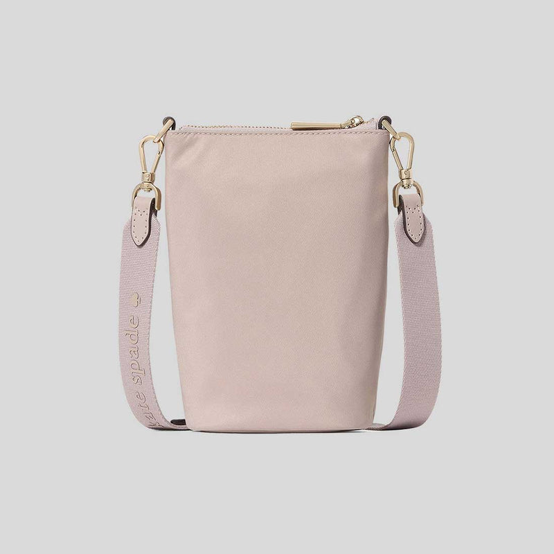 KATE SPADE Carter Nylon Phone Crossbody Cozy Grey KL876