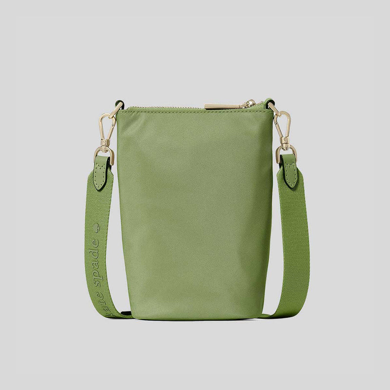 KATE SPADE Carter Nylon Phone Crossbody Cedar Stand KL876