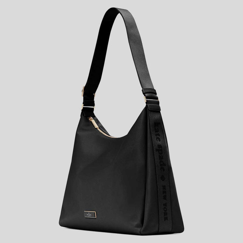 KATE SPADE Carter Nylon Large Convertible Crossbody Bag Black KL963