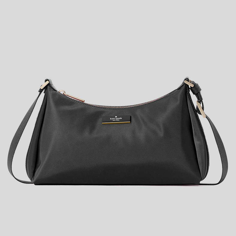 KATE SPADE Carter Nylon Small Shoulder Bag Black KL967