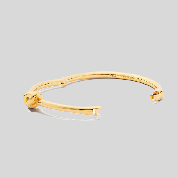 Kate Spade Sailor's Knot Hinge Bangle Gold O0R00065