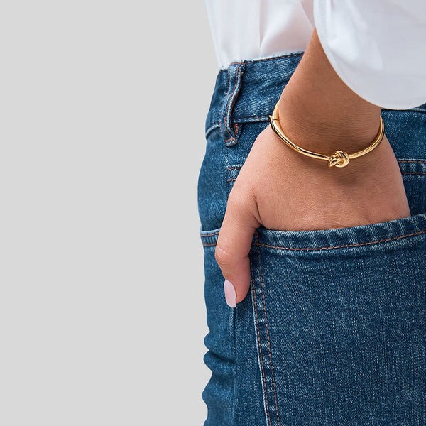 Kate Spade Sailor's Knot Hinge Bangle Gold O0R00065