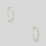 Kate Spade Full Circle Huggies Earrings Silver O0RU2768