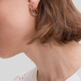 Kate Spade Full Circle Huggies Earrings Rose Gold O0RU2769