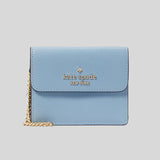 Kate Spade Madison Saffiano Leather Small Flap Card Case Polished Blue KC591