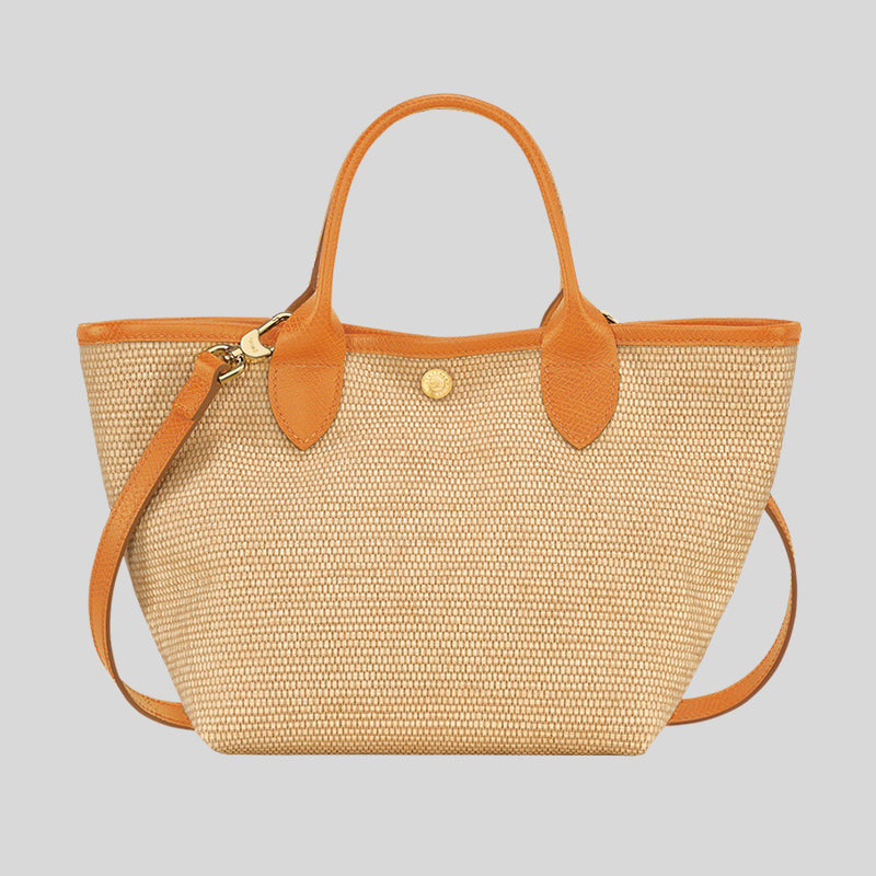 LONGCHAMP Le Panier Pliage Basket S Crossbody Bag Apricot 10144HZB