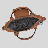 LONGCHAMP Le Pliage Extra XS Leather Handbag Cognac L1500987