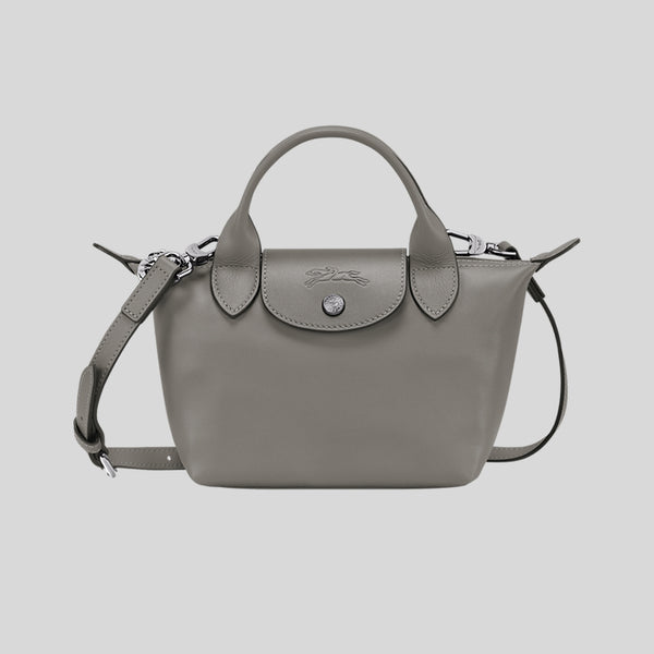LONGCHAMP Le Pliage Extra XS Leather Handbag Turtledove L1500987 lussocitta lusso citta