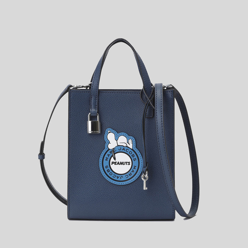 Marc Jacobs Grind Signet Snoopy Micro Tote_Azure Blue 4S3HTT013H01