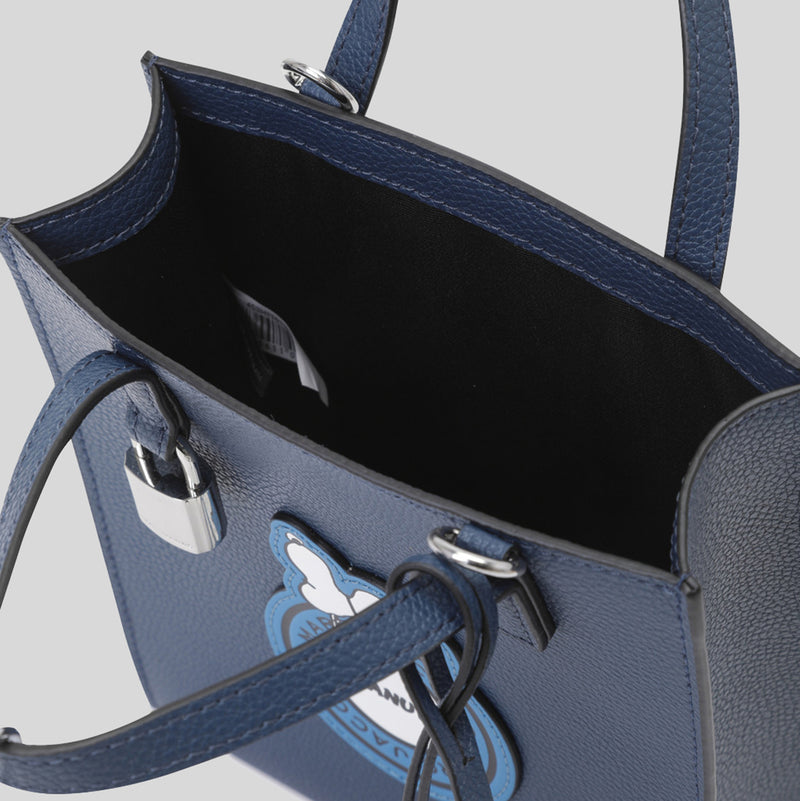 Marc Jacobs Grind Signet Snoopy Micro Tote Azure Blue 4S3HTT013H01