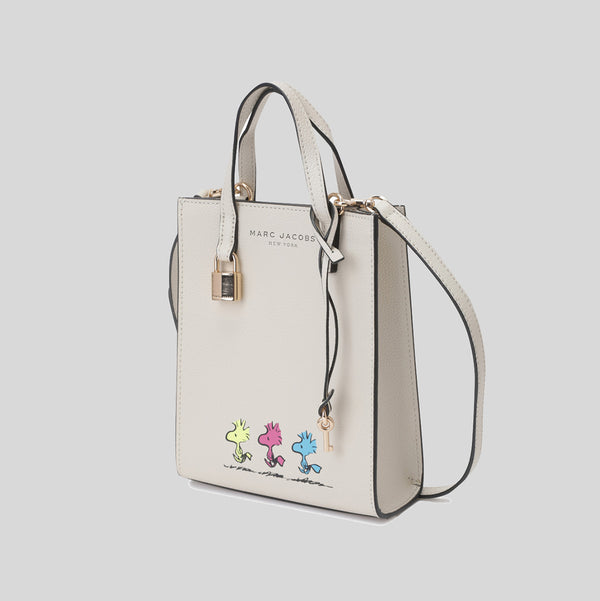 Marc Jacobs Grind 3 Woodstock Micro Tote Marshmallow 4S3HTT015H01