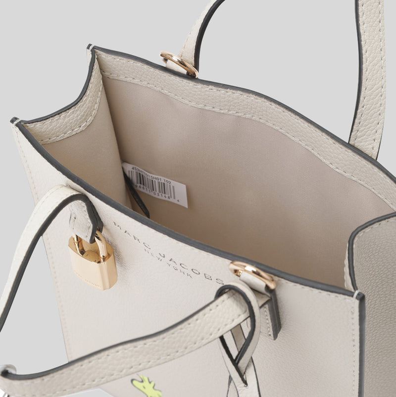 Marc Jacobs Grind 3 Woodstock Micro Tote Marshmallow 4S3HTT015H01