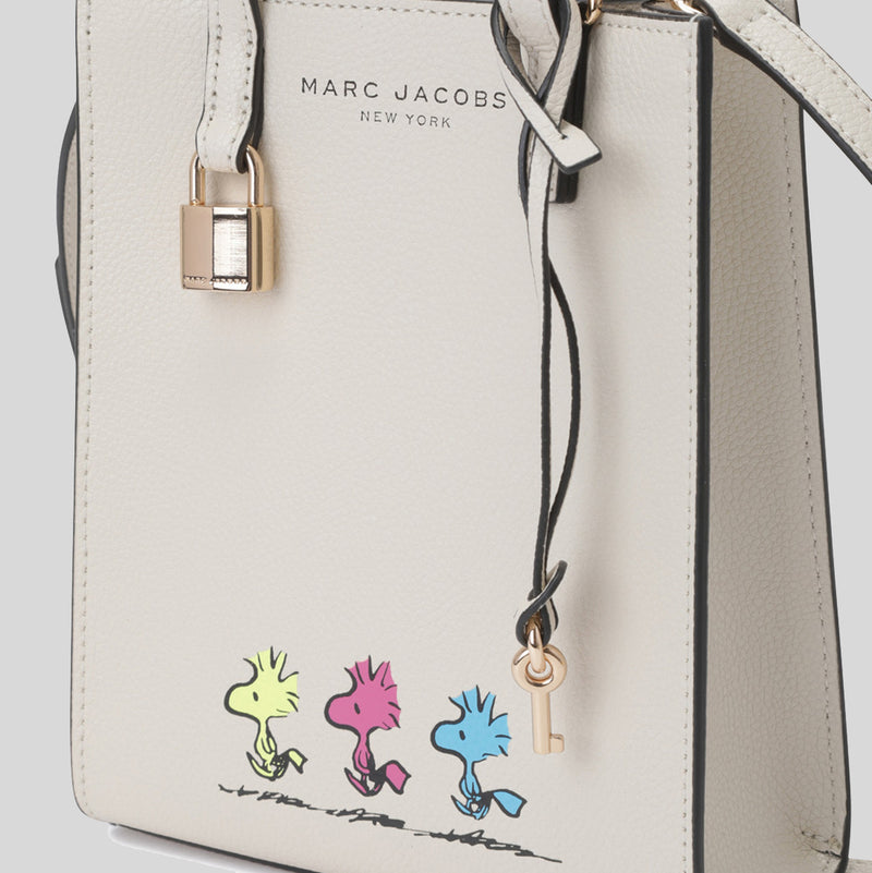 Marc Jacobs Grind 3 Woodstock Micro Tote Marshmallow 4S3HTT015H01