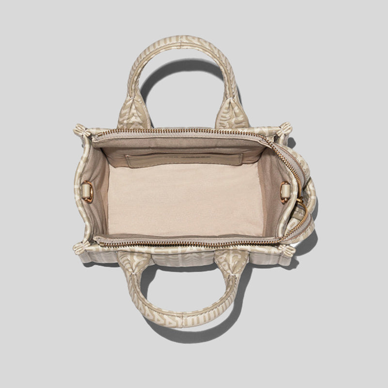 Marc Jacobs The Monogram Leather Mini Tote Bag Khaki H052L03FA22