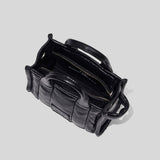 Marc Jacobs The Shiny Crinkle Leather Mini Tote Black H064L03FA22
