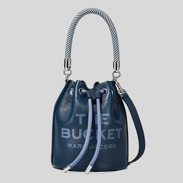 Marc Jacobs The Leather Bucket Bag Blue Sea H652L01PF22
