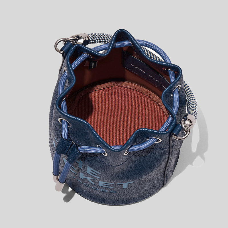 Marc Jacobs The Leather Bucket Bag Blue Sea H652L01PF22