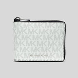 Michael Kors Men's Cooper Logo Zip-Around Wallet Bright White 36U2LCOF3B