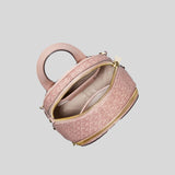 Michael Kors Rhea Mini Color-Block Logo Backpack Ballet Multi 30S0GEZB0B
