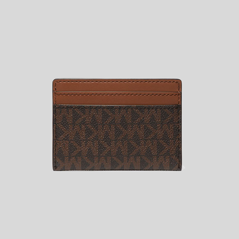 Michael Kors Reed Large Logo Card Case Brown 35S3G6RD3B