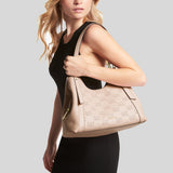 Michael Kors Arlo Large Pebbled Leather Shoulder Bag Buff 35S3GW7L7I