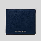 MICHAEL KORS Cooper Billfold Wallet With ID Window Navy 36H3LCOF2L
