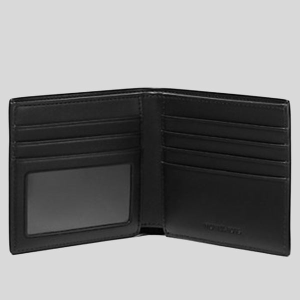 MICHAEL KORS Cooper Billfold Wallet With ID Window Navy 36H3LCOF2L