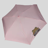 Moschino Teddy Bear Toy With Pink Mini Umbrella Inside DRP8888