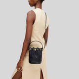 TORY BURCH T Monogram mini bucket bag Black 152130