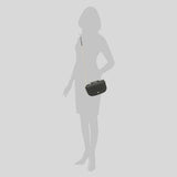 Tory Burch Emerson Saffiano Top Handle Crossbody Bag Black 134841