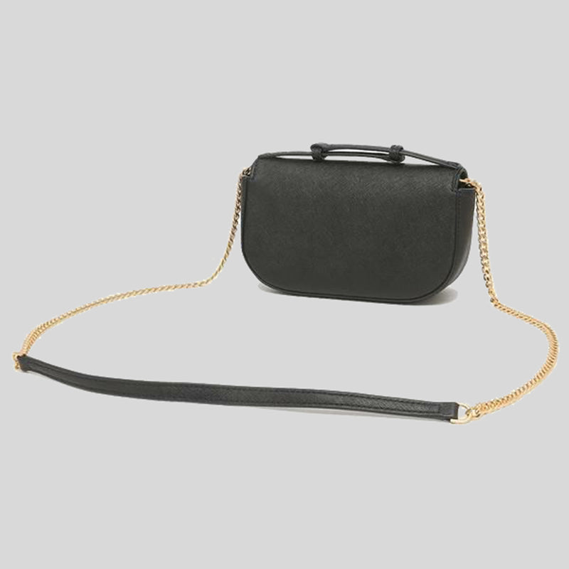 Tory Burch Emerson Saffiano Top Handle Crossbody Bag Black 134841