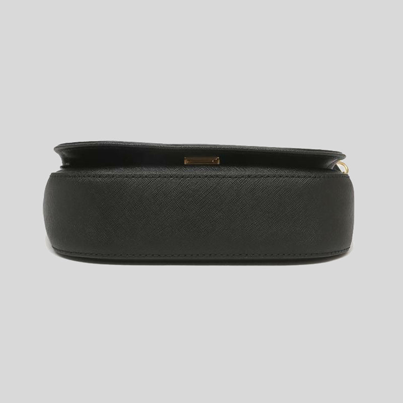 Tory Burch Emerson Saffiano Top Handle Crossbody Bag Black 134841