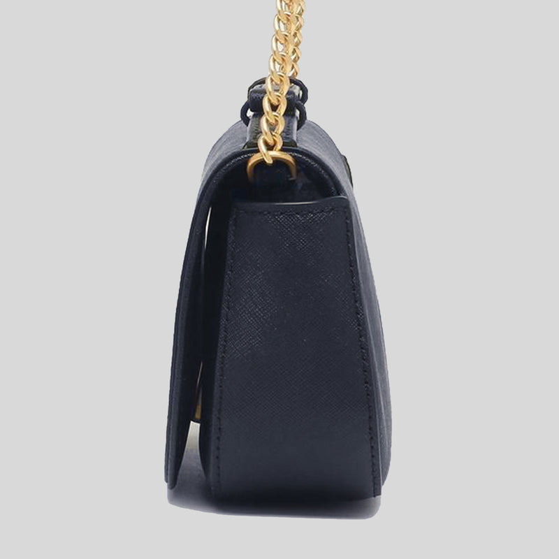 Tory Burch Emerson Saffiano Top Handle Crossbody Bag Tory Navy 134841