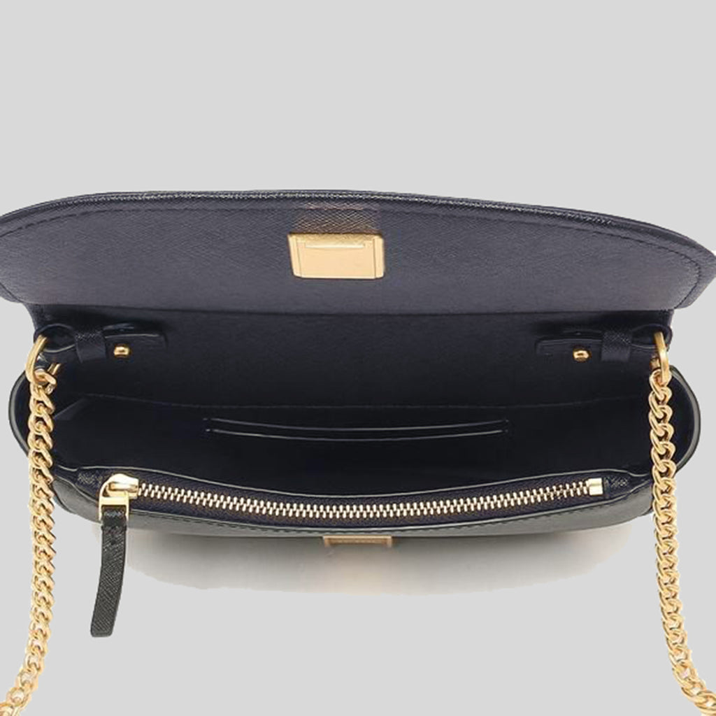 Tory Burch Emerson Saffiano Top Handle Crossbody Bag Tory Navy