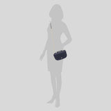 Tory Burch Emerson Saffiano Top Handle Crossbody Bag Tory Navy 134841