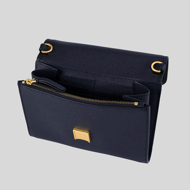Tory Burch Bags | Tory Burch Emerson Chain Crossbody Wallet Black | Color: Black/Gold | Size: Os | Lotsa_Things's Closet