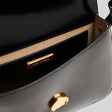 TORY BURCH Robinson Spazzolato Convertible Shoulder Bag Black 143122