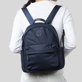 Tory Burch Ella Nylon Double Zip Backpack Tory Navy 88368
