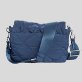 MARC JACOBS Quilted Nylon Utility Messenger Bag Azure Blue 4F5HMS018H02