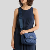 MARC JACOBS Quilted Nylon Utility Messenger Bag Azure Blue 4F5HMS018H02