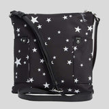 MARC JACOBS Star Print Preppy Nylon Swing Pack Bag Black Multi 4R5HCR078H02