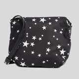 MARC JACOBS Star Print Preppy Nylon Mini Messenger Bag Black Multi 4R5HMS001H02