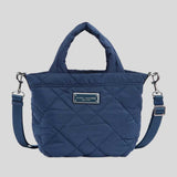 MARC JACOBS Quilted Nylon Mini Tote Azure Blue M0016681