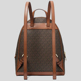 MICHAEL KORS Rhea Medium Signature Logo Backpack Brown 35S5GRAB2B