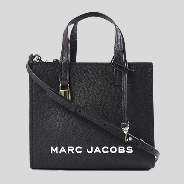 MARC JACOBS Mini Grind Leather Tote Black 4R3HTT020H02