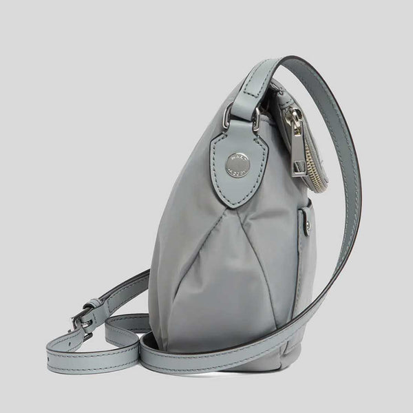 MARC JACOBS Preppy Nylon Mini Natasha Crossbody Bag Rock Grey M0012909