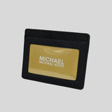 MICHAEL KORS Jet Set Travel Leather Card Holder Black 35H6GTVD7L