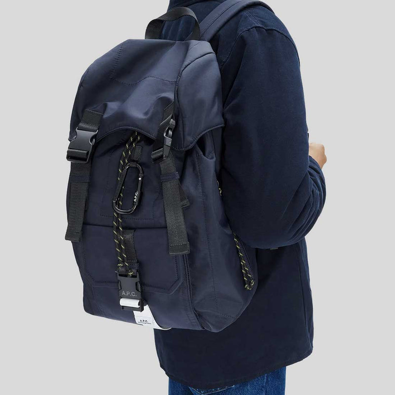 A.P.C. Trek Backpack Dark Navy Blue PAAFHH62220IAK
