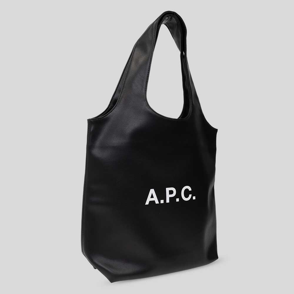 トートバッグ APC Small Ninon Tote Bag Indigo COCSXM61861IAI COCSXM61861IA A.P.C. Ninon Small Tote Bag Black PUAATM61861